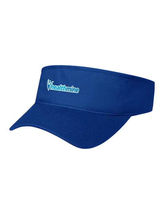 Royal Cap Visor w/Healthmine Logo