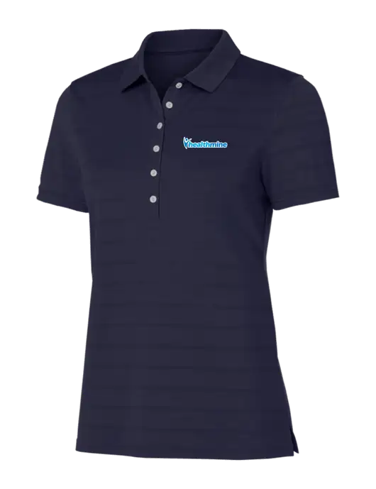 Callaway Womens Navy Ventilated Polo w/Healthmine Logo