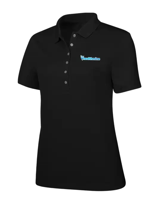 Callaway Womens Ottoman Black Polo w/Healthmine Logo