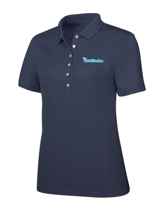 Callaway Womens Ottoman Navy Polo w/Healthmine Logo