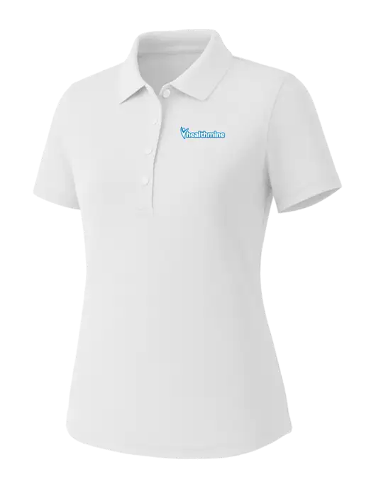 Callaway Womens Core Bright White Performance Polo w/Healthmine Logo