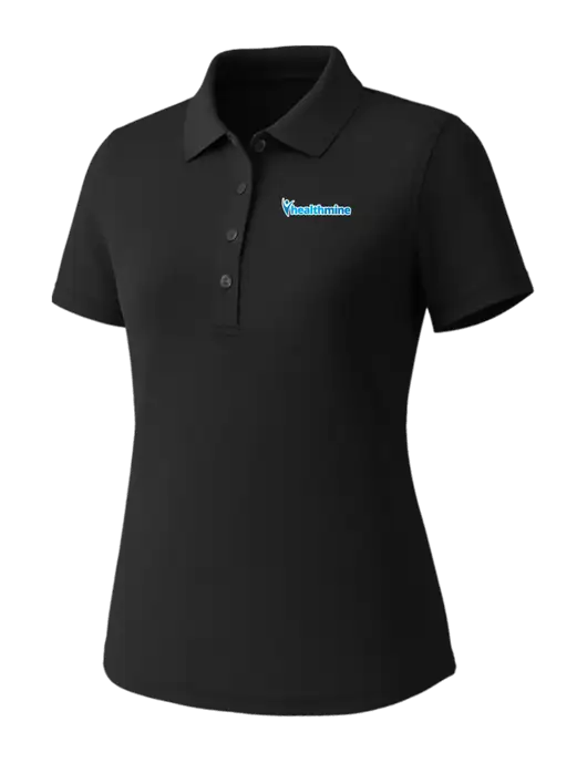 Callaway Womens Core Black Performance Polo w/Healthmine Logo