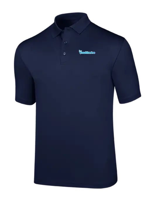 Callaway Opti-Dri Navy Chev Polo w/Healthmine Logo