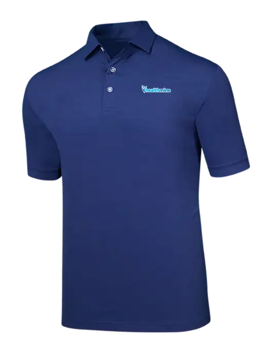 Callaway Navy Fashion Tonal Polo w/Healthmine Logo