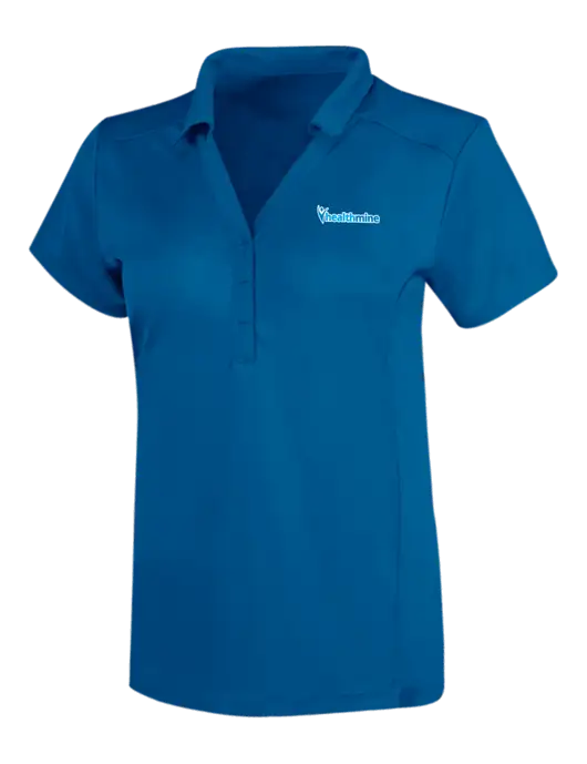 OGIO Royal Blue Womens Framework Polo w/Healthmine Logo