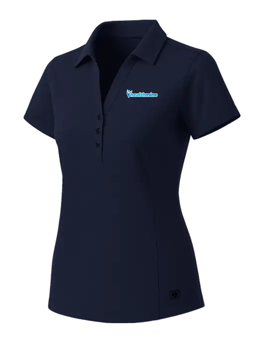 OGIO Womens Navy ONYX Polo w/Healthmine Logo