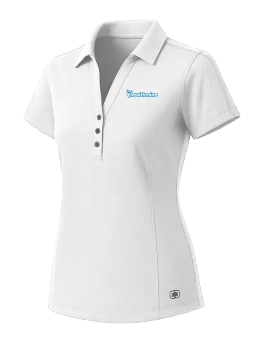 OGIO Womens White ONYX Polo w/Healthmine Logo