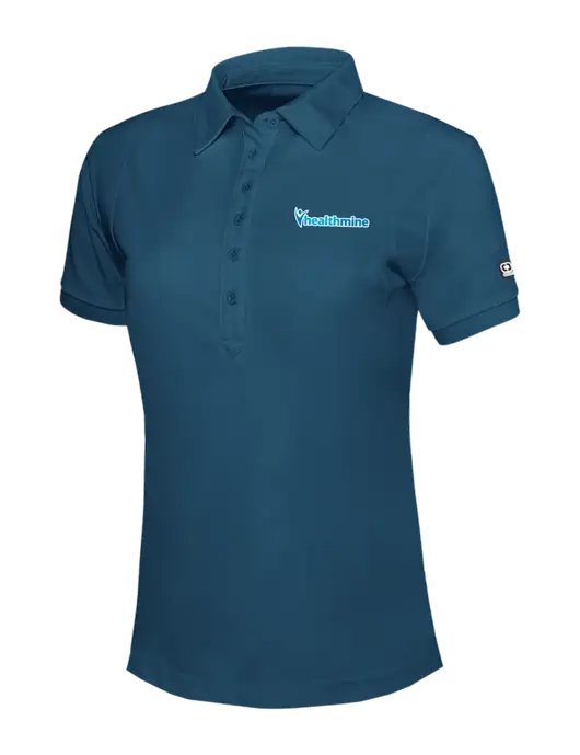 OGIO Womens Light Navy Jewel Polo w/Healthmine Logo