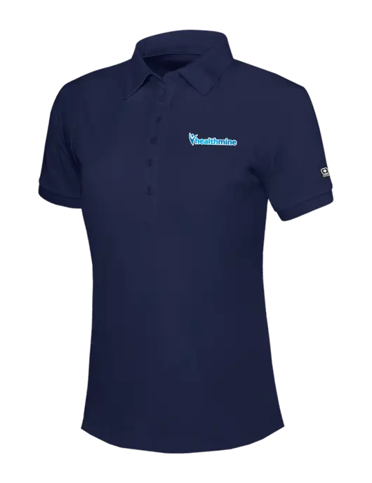 OGIO Womens Navy Jewel Polo w/Healthmine Logo