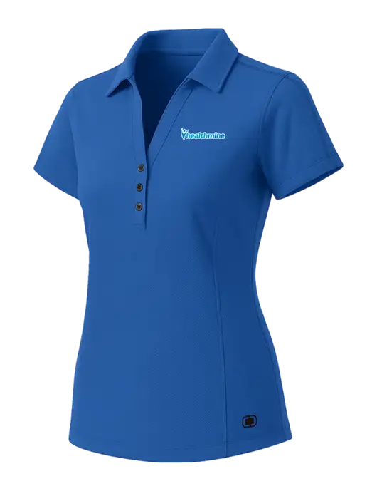 OGIO Womens Royal Blue ONYX Polo w/Healthmine Logo