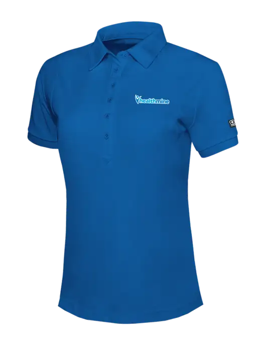OGIO Womens Royal Blue Jewel Polo w/Healthmine Logo