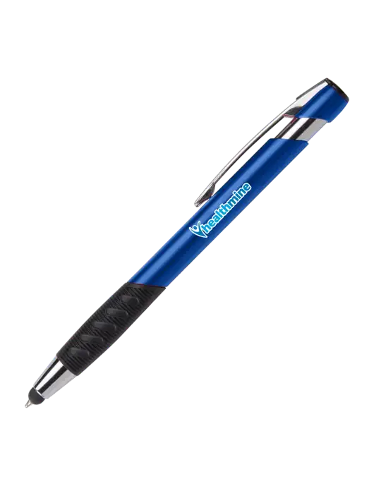 Alize Blue Stylus Black Ink Pen w/Healthmine Logo
