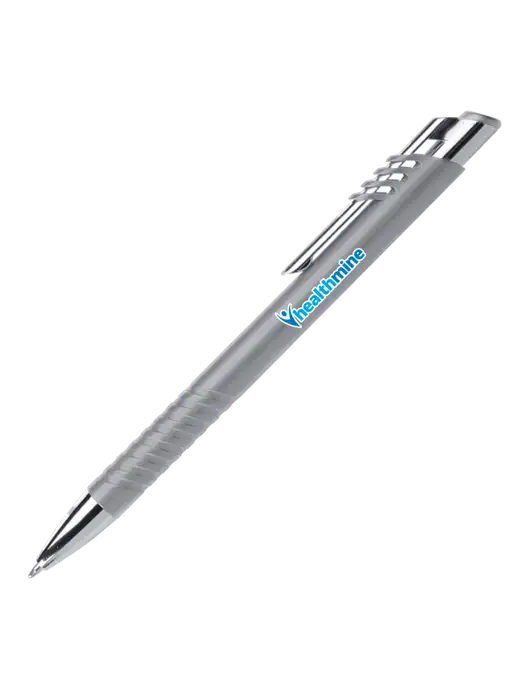 Schirhart Grey Pen - Black Ink w/Healthmine Logo