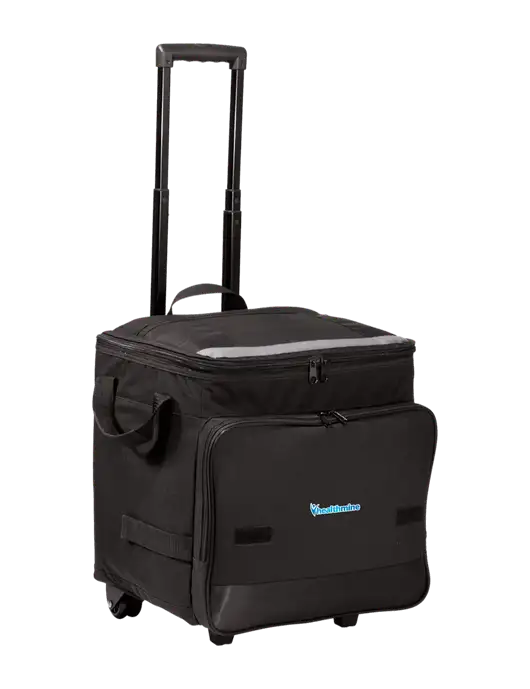 Black Rolling Cooler w/Healthmine Logo