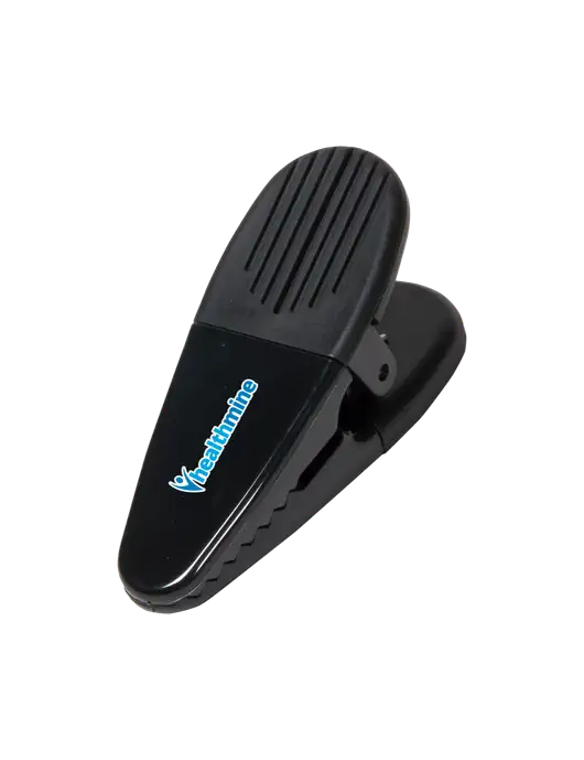 Magnetic Black Power Clip w/Healthmine Logo