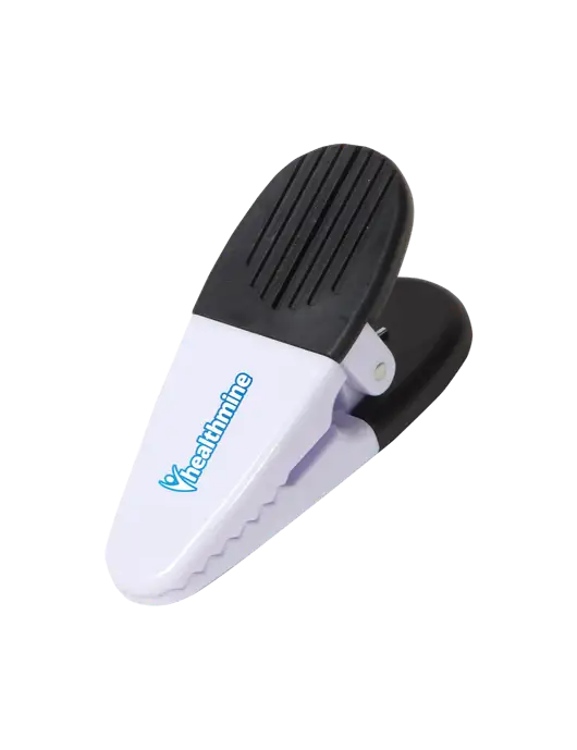 Magnetic White Power Clip w/Healthmine Logo