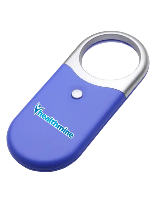 Compact Blue Magnifier Light w/Healthmine Logo