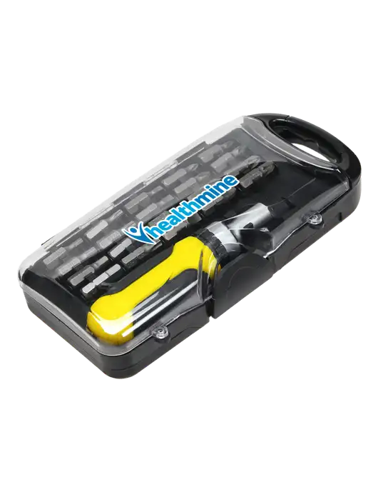 Artisan Black Screwdriver Set w/Healthmine Logo