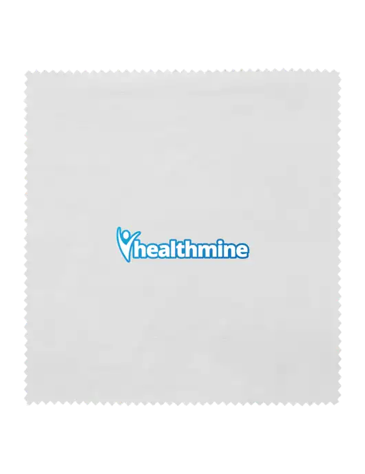 Microfiber Cleaning Cloth, 6 x 6 w/Healthmine Logo