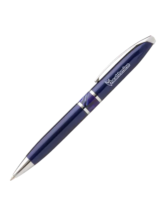 Illusion Navy Pen - Black Ink w/Healthmine Logo