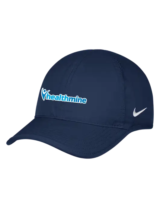 Nike Navy Featherlight Cap w/Healthmine Logo