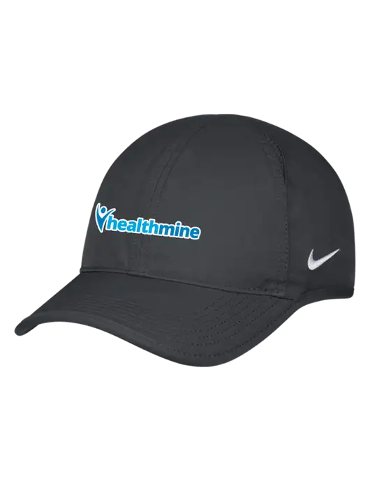 Nike Charcoal Featherlight Cap w/Healthmine Logo