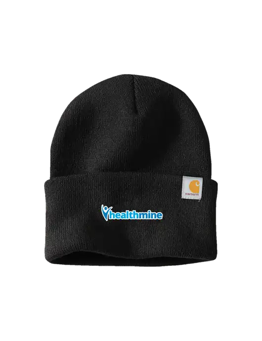 Carhartt Black Watch Cap 2.0 w/Healthmine Logo
