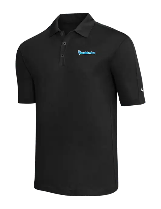 Nike Black Tech Sport Dri-FIT Polo w/Healthmine Logo