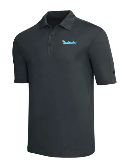 Nike Dark Grey Tech Sport Dri-FIT Polo w/Healthmine Logo
