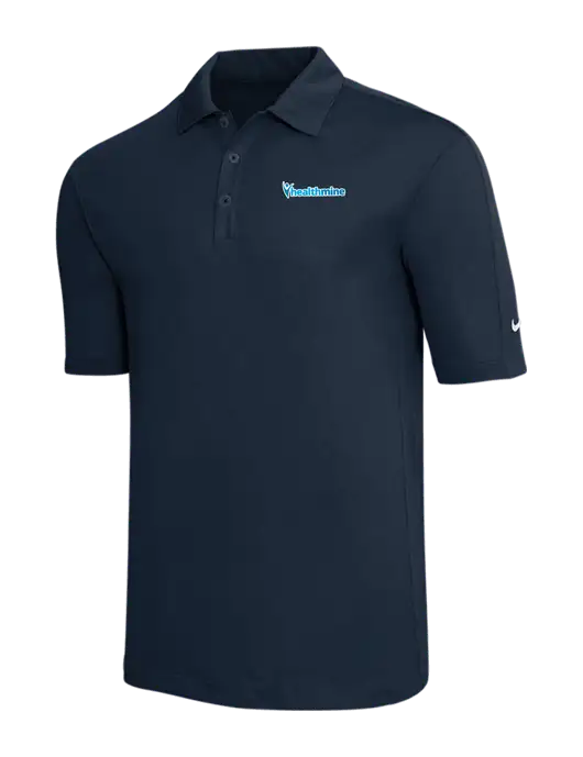 Nike Navy Tech Sport Dri-FIT Polo w/Healthmine Logo