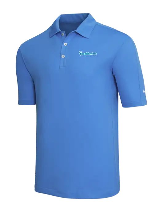 Nike Light Royal Blue Tech Sport Dri-FIT Polo w/Healthmine Logo