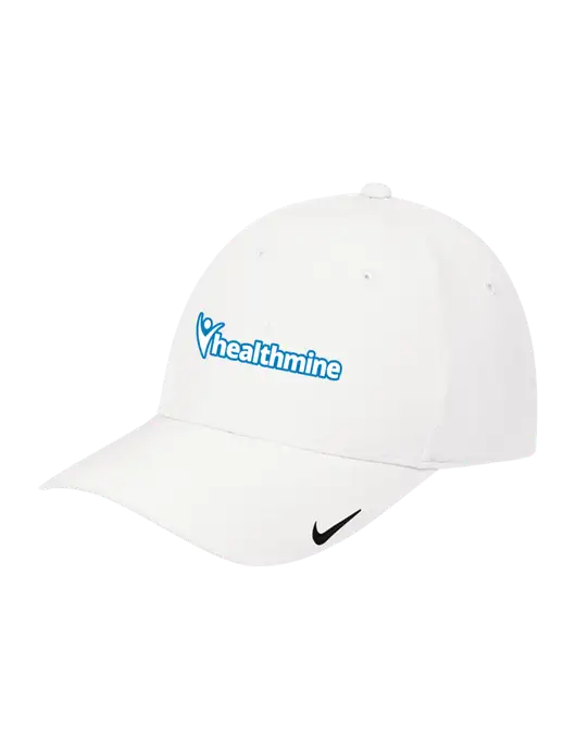 Nike White Dri-FIT Legacy Cap w/Healthmine Logo