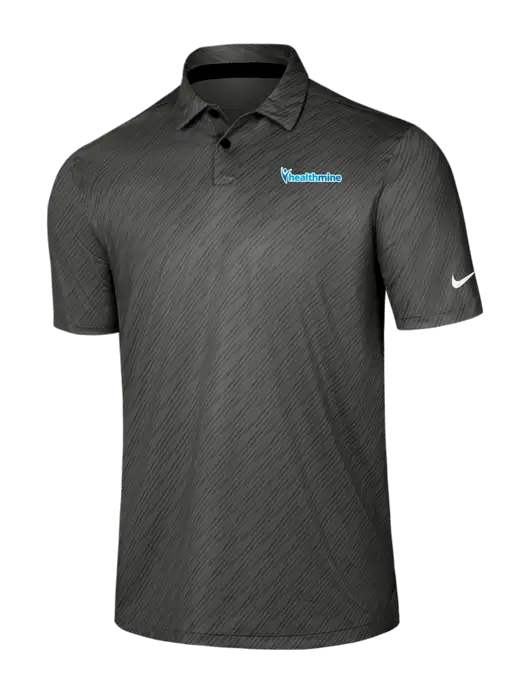 Nike Dark Grey Vapor Dash Polo w/Healthmine Logo