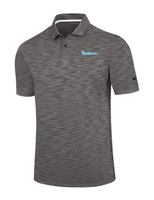 Nike Dark Grey Dri-FIT Vapor Space Dyed Polo w/Healthmine Logo