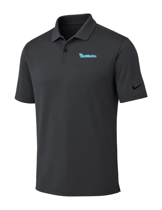 Nike Dark Grey Dri-FIT Vapor Polo w/Healthmine Logo