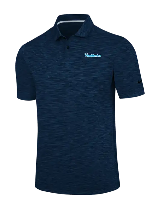 Nike Navy Dri-FIT Vapor Space Dyed Polo w/Healthmine Logo