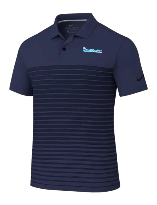 Nike Navy Dri-FIT Vapor Block Polo w/Healthmine Logo
