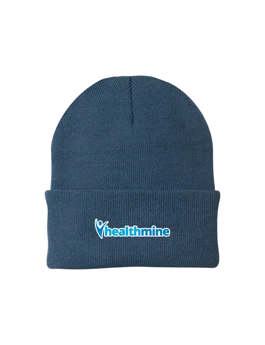 Dark Slate Knit Cap w/Healthmine Logo