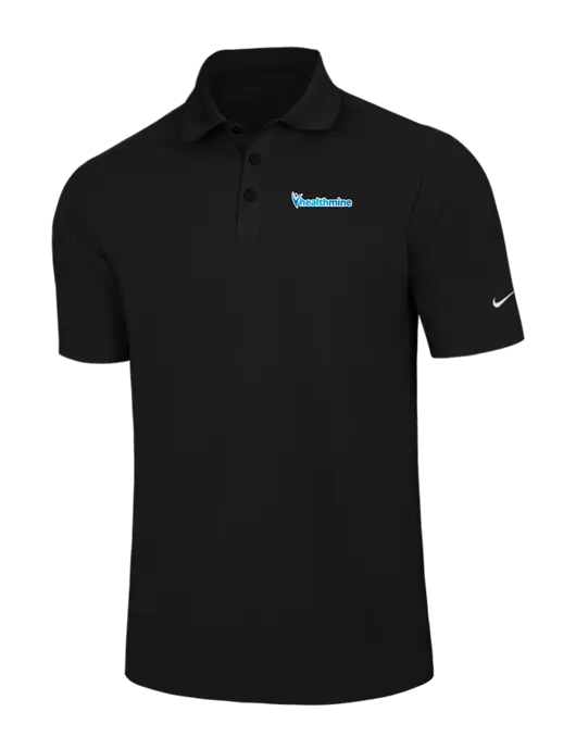 Nike Black Dri-FIT Classic Polo w/Healthmine Logo