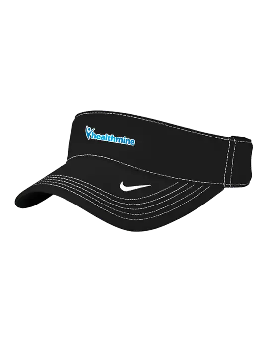 Nike Black Dri-FIT Ace Visor w/Healthmine Logo