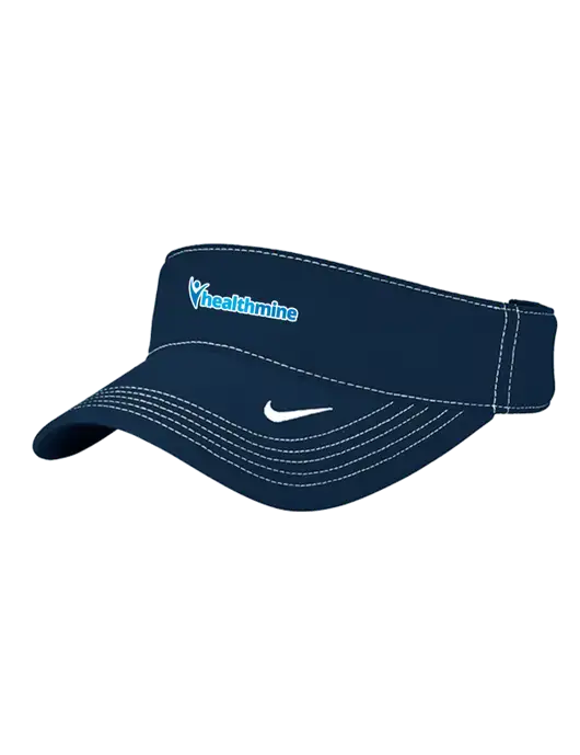 Nike Navy Dri-FIT Ace Visor w/Healthmine Logo
