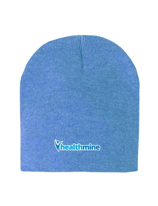 Royal Heather Element Knit Beanie w/Healthmine Logo
