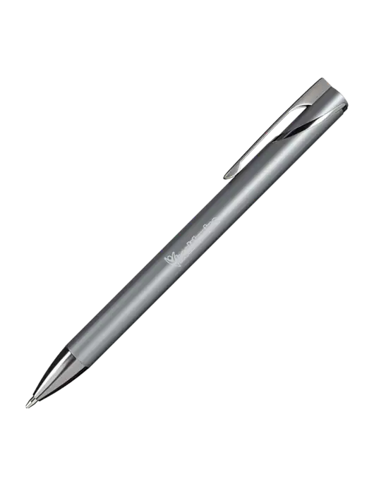 Dark Grey HyperNova Ballpoint Pen - Black Ink w/Healthmine Logo
