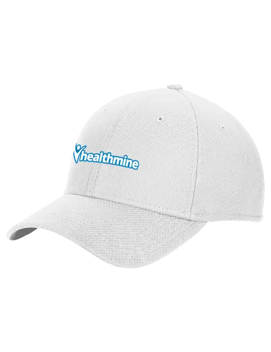 New Era Diamond Era White Stretch Cap w/Healthmine Logo