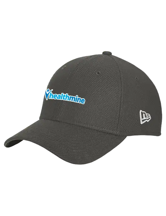 New Era Diamond Era Very Dark Grey Stretch Cap w/Healthmine Logo