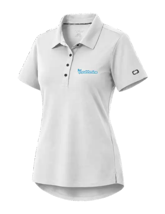 OGIO Womens Envision White Polo w/Healthmine Logo