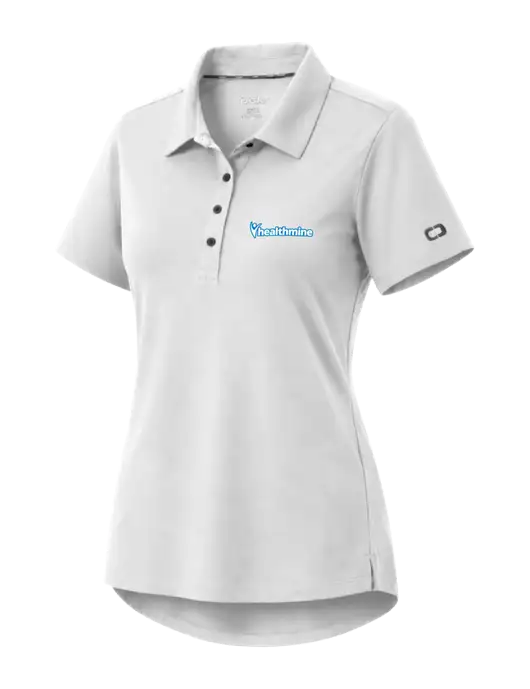 OGIO Womens Envision White Polo w/Healthmine Logo