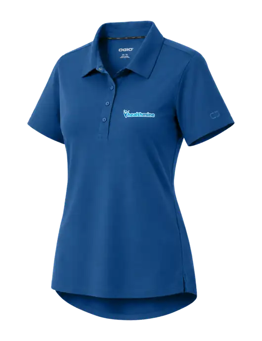 OGIO Womens Envision Light Navy Polo w/Healthmine Logo