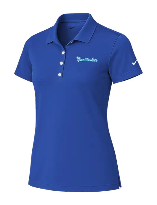 Nike Womens Royal Tech Basic Dri-FIT Polo
 w/Healthmine Logo
