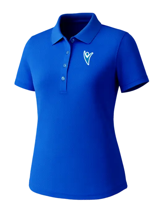 Callaway Womens Core Royal Performance Polo w/Healthmine Icon Logo